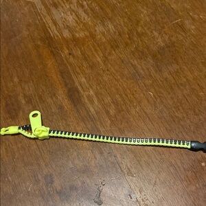 Yellow and Black Zipper Pull